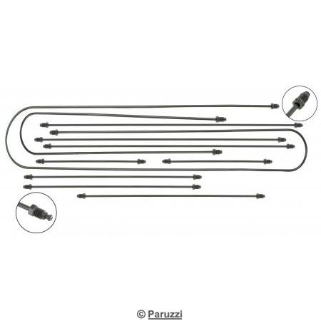 Jeu de tuyaux de frein, en 10 pices
