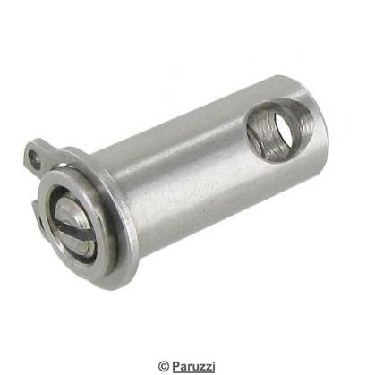 Stainless steel throttle cable connector
