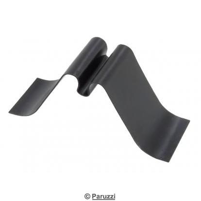 Shift rod support bracket leaf spring