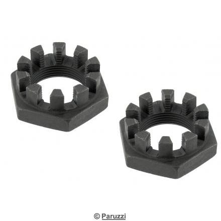 Rear axle castle nuts (per pair)