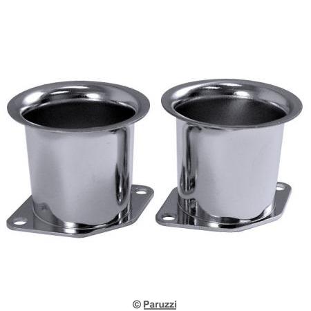 Chrome velocity stacks (height 55 mm) (per pair)