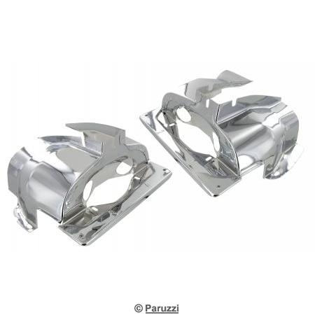 Chrome cylinder shrouds (per pair)