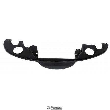 Rear engine cover plate stock style black