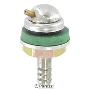 Windscreen washer nozzle chrome