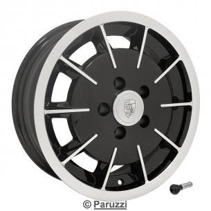 Gasser wheel gloss black (each)