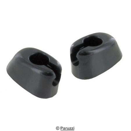 Sun visor clips black (per pair)