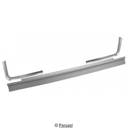 Achterste zijruitsponning reparatiedelen plus 18.5 cm zijpaneel rechts (3-delig)
