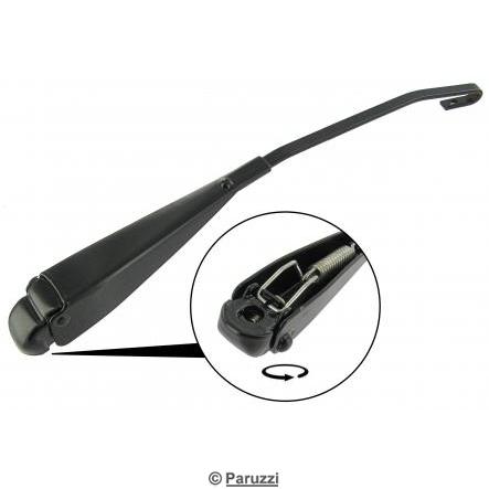 Wiper arm (black) left