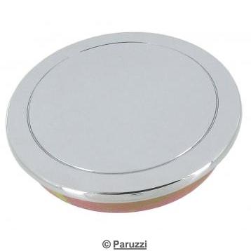 Polished stainless steel center cap (each)