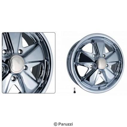 911 Alloy velg volledig verchroomd (per stuk) 
