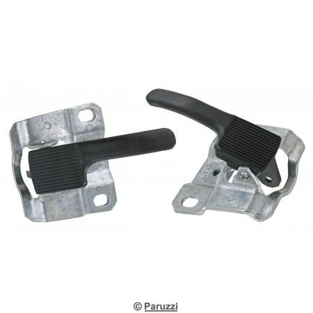 Black inner door handles (per pair)