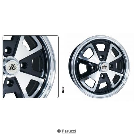 914 Alloy wheel gloss black (each)