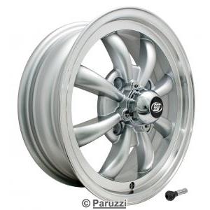 Flg EMPI GT 8-ekrad silver (per styck)