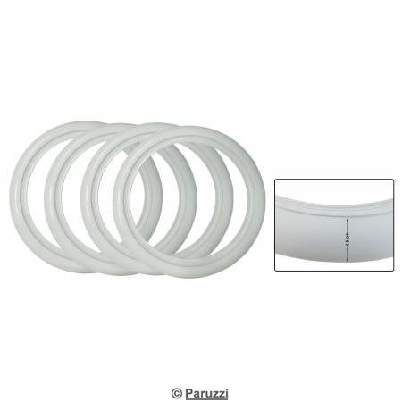 White Wall tire inserts 4.5 cm (4 pieces)