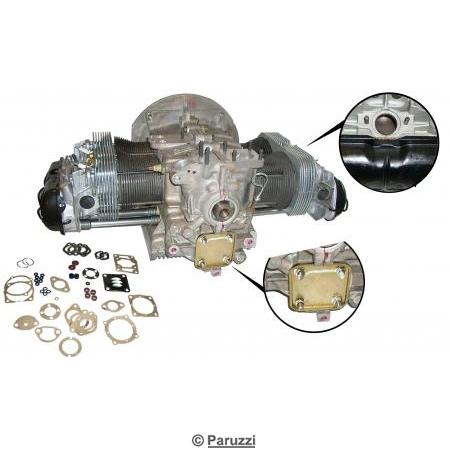 teruppbyggnad av motor 1600cc (B) (nytt hlje) och deponering av krnor