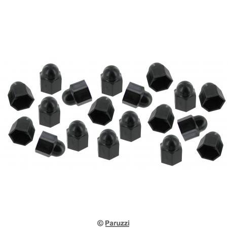 Wielboutkapjes zwart (20 stuks)

