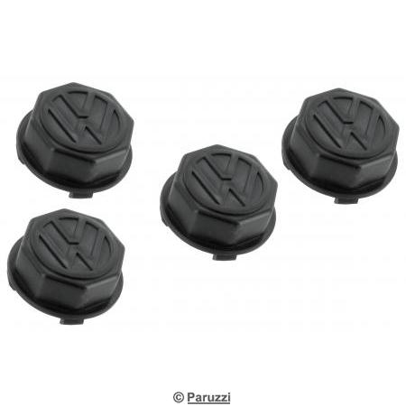 Lemmerz GT sportwheel centercaps +VW emblem (4 pieces)