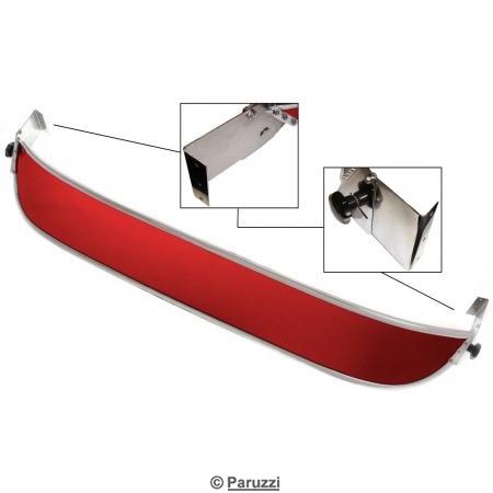 Perspex sunvisor red