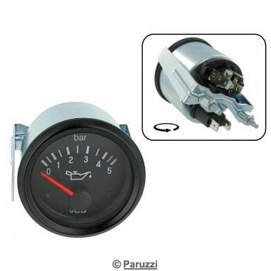 Oil pressure gauge 0-5 bar  52 mm 