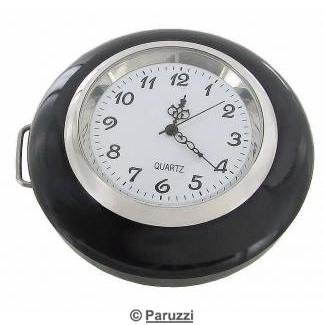 Horn button with clock