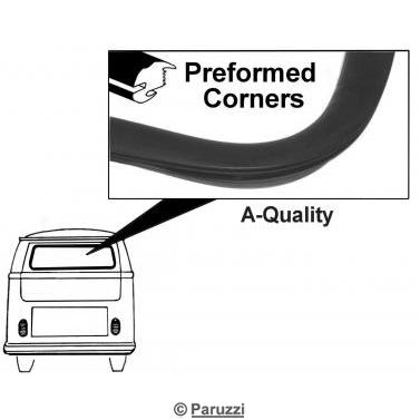 Rear window seal standard 