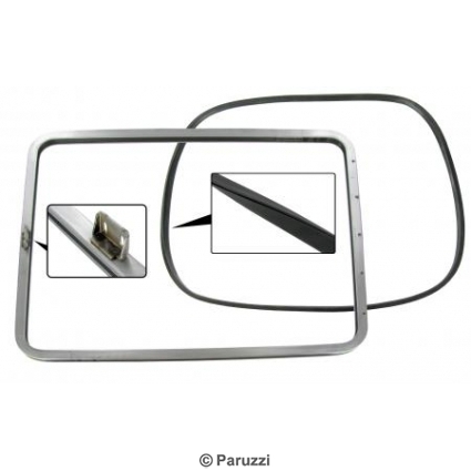 Pop-out side frame raw metal including window frame seal (each)
