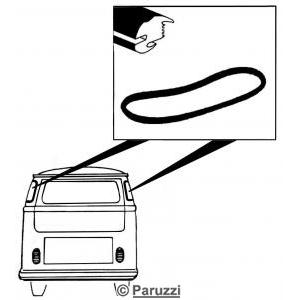 Rear corner window seal standard (each)