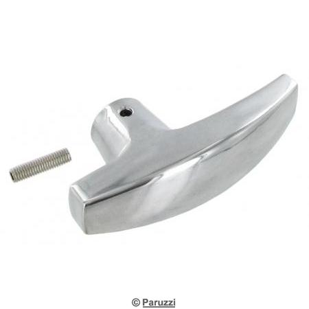 Poigne de frein  main aluminium poli
