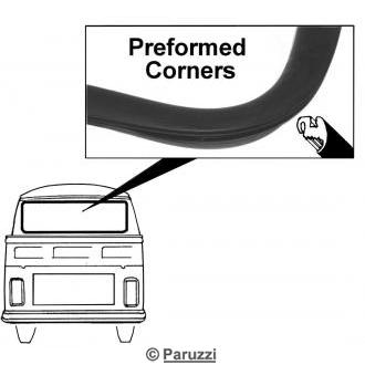 Rear window seal standard