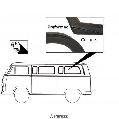 Side window seal standard (each)