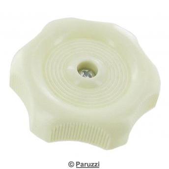 Winder knob for Westfalia louvred window cream