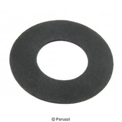 Engine lid lock escutcheon seal