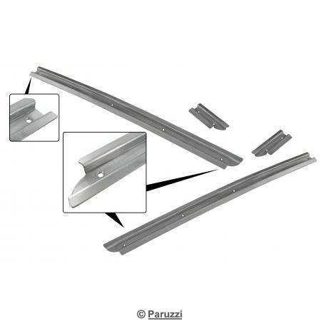Aluminium vouwdak rails (4-delig) 
