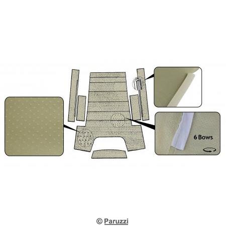 Innertak B-kvalitet, deluxe, beige