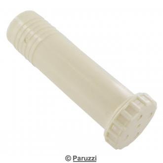 Water tank filler tube and cap ivory