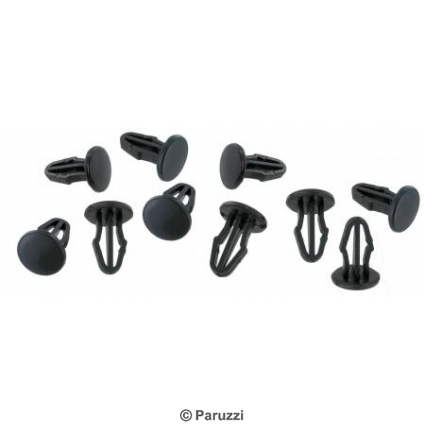 Westfalia sliding door and rear hatch panel clips (10 pieces)