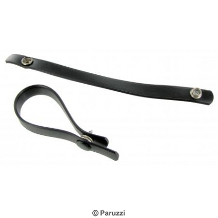 Curtain tie backs black (per pair)