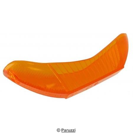 Amber (orange) turn indicator lens front (each)