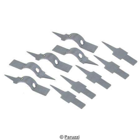 Fixations mtalliques  souder pour sige et banquette (lot de 10 pices)