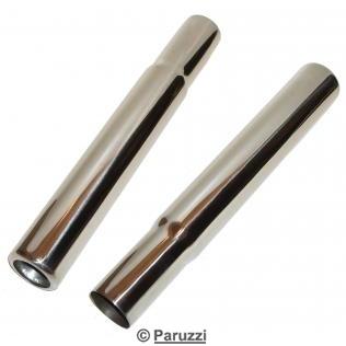 High flow stainless steel tail pipes (per pair)