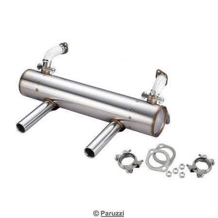 Extreme lowered Stainless Steel Classic Sport exhaust