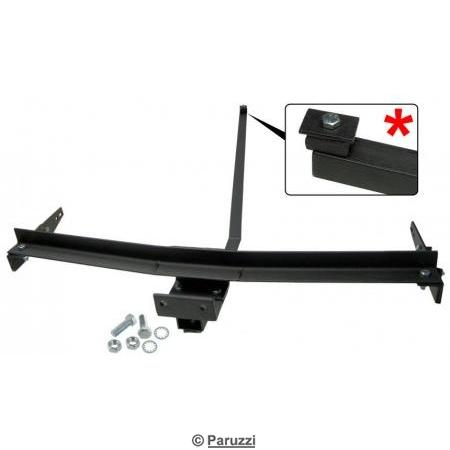 Tow bar bracket with hardware