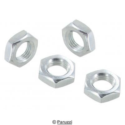 Front axle adjusting bolt lock nuts for Puma style lowering system (4 pieces)