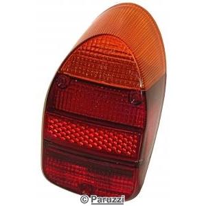 Taillight lens European A-quality amber/red (each)