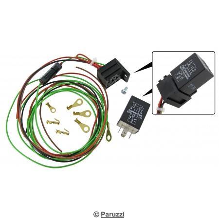 Fuel pump safety relay