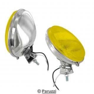 Polished stainless steel fog lights (per pair)