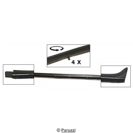 Lche vitre/joint intrieure gauche
