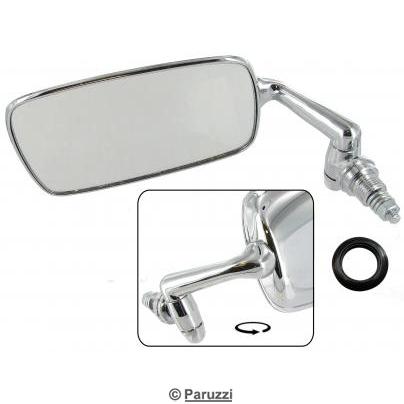 Exterior mirror B-quality chrome casted left