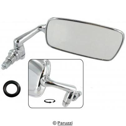 Exterior mirror B-quality chrome casted right