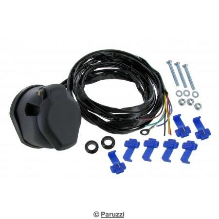 Tow bar cable box 7 poles including 1.5 meter wiring
